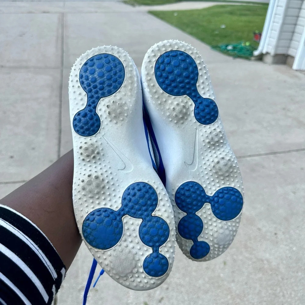Mens Blue Nike Rosche Golf Shoes - Picture 8 of 11
